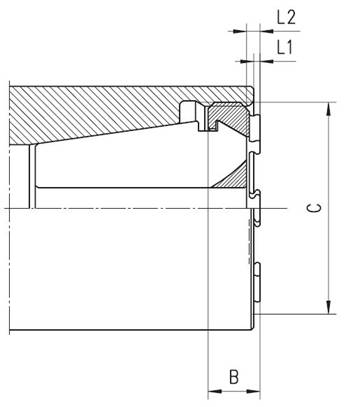 內(nèi)縮角度頭